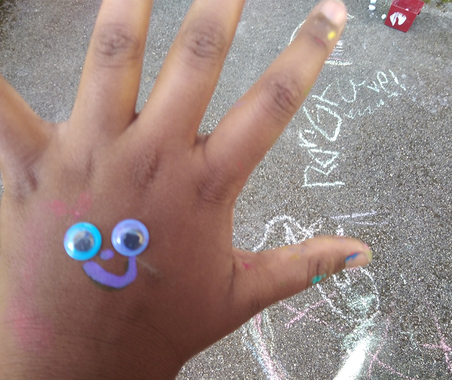 Hand ferienspaß